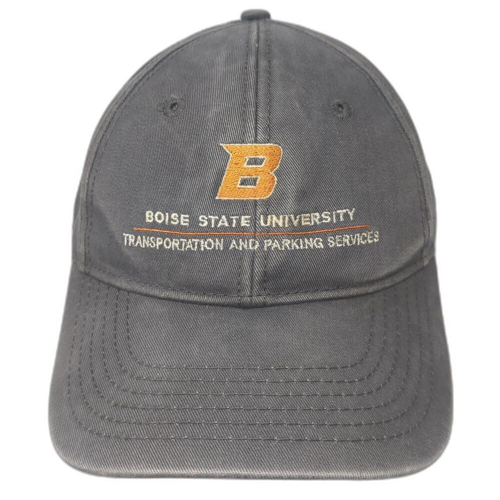 Boise State University Baseball Cap Gray One Size Adjustable Embroidered ML Caps